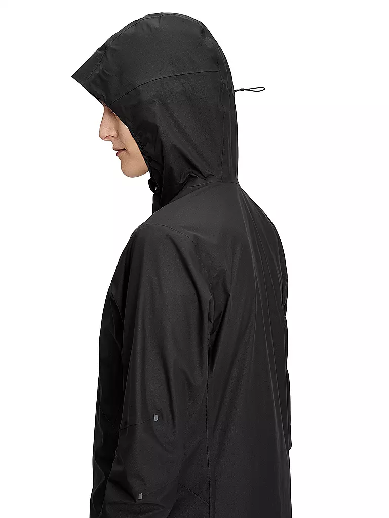 Black waterproof hoodie online